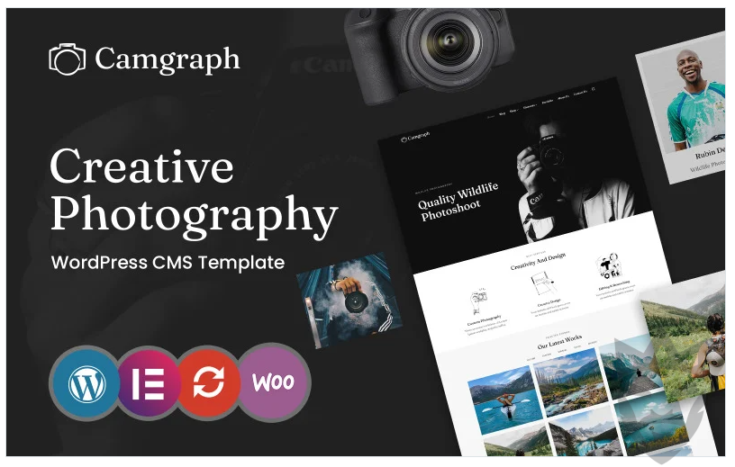 Camgaph - Portfolio and Photography WordPress Theme