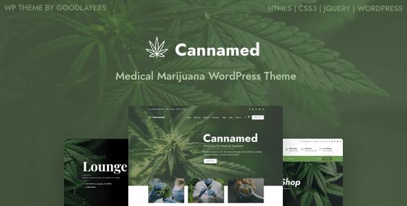 Cannamed - Cannabis  Marijuana WordPress