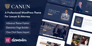 Canun - Lawyer  Attorney WordPress Theme