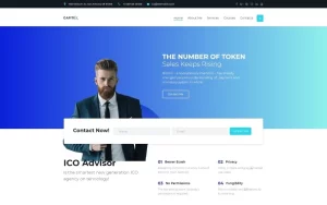 Capitex - ICO Marketing WordPress Elementor Theme WordPress Theme