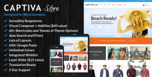 Captiva - Responsive WordPress WooCommerce Theme