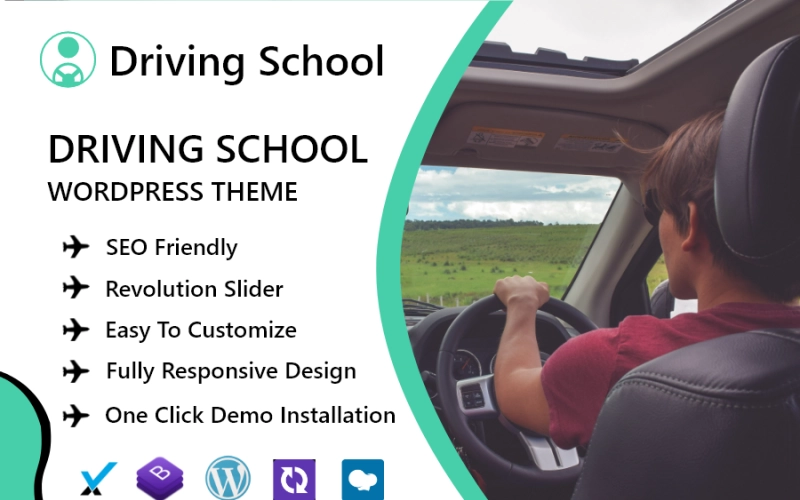 Car Driving School And Training WordPress Theme