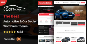 CarForYou- Automotive  Car Dealer WordPress Theme