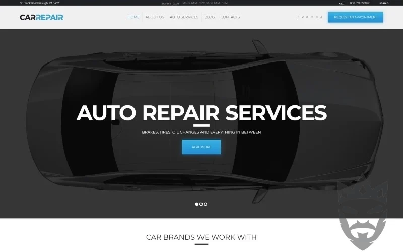 CarRepair - Auto Repair Services WordPress Theme