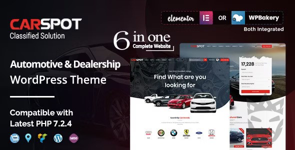 CarSpot – Dealership Wordpress Classified Theme