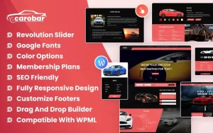 Carobar - Car Dealer WordPress Theme