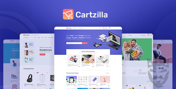 Cartzilla - Digital Marketplace  Grocery Store WordPress Theme