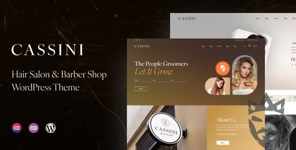 Cassini - Hair Salon  Barber Shop WordPress Theme