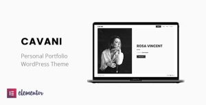 Cavani - Personal Portfolio WordPress Theme