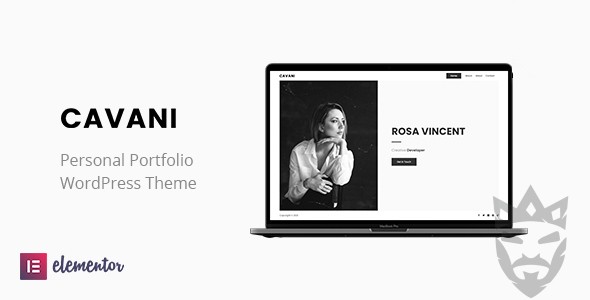 Cavani - Personal Portfolio WordPress Theme