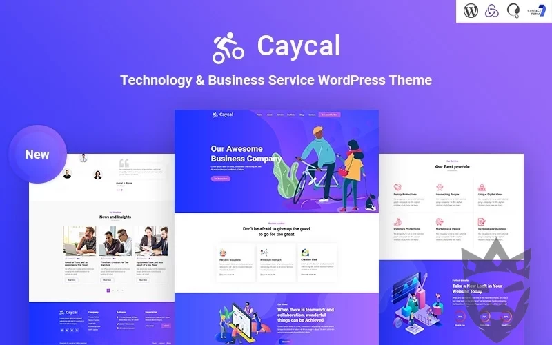 Caycal - Startup Technology & Business Service WordPress Theme