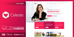 Celeste - Life Coach  Therapist WordPress Theme