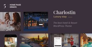 Charlostin - Hotel  Resort Booking WordPress Theme