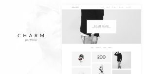 Charm - Portfolio for Freelancers  Agencies