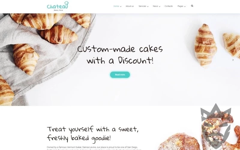 Chateau - Bakery and Receipts WordPress Theme