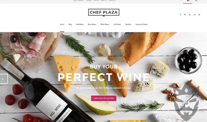 Chef Plaza - Food And Wine Store WooCommerce Theme