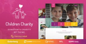 Children Charity - Nonprofit  NGO WordPress Theme