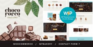 ChocoRocco | Chocolate  Candy Shop WordPress Theme