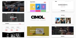 Cimol - Responsive One  Multi Page Portfolio Theme