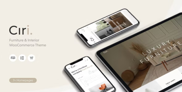 Ciri - Furniture  Interior WooCommerce Theme