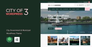 City of WP - Municipal  Local Government WordPress Theme