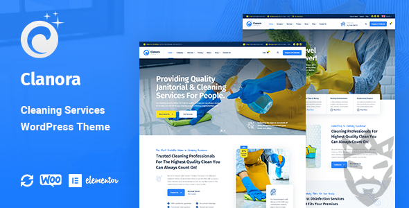 Clanora - Cleaning Services WordPress Theme
