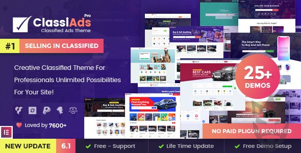 Classiads - Classified Ads WordPress Theme