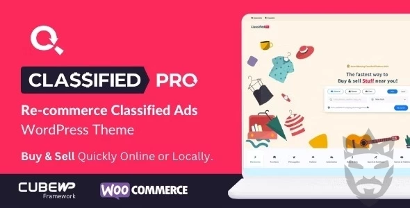 ClassifiedPro - ReCommerce Classified Ads WordPress Theme