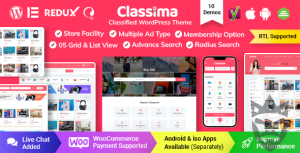 Classima – Classified Ads WordPress Theme