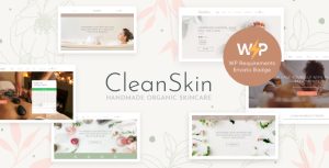 CleanSkin | Handmade Organic Soap  Natural Cosmetics Shop WordPress Theme + Elementor