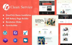 Cleener - Cleaning Services WordPress Theme