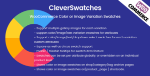 CleverSwatches - WooCommerce Color or Image Variation Swatches