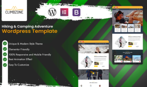 Climbzone - Hiking  Camping Adventure WordPress Theme