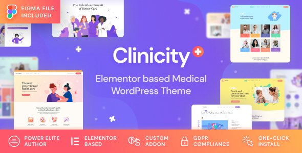 Clinicity - Health  Medical Elementor Theme