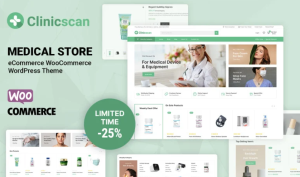 Clinicscan – Medical and Drug WooCommerce Theme