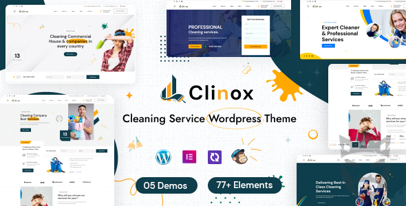 Clinox - Cleaning Services WordPress Theme