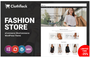 Clothfleck Fashion Designer Clothes WooCommerce Theme