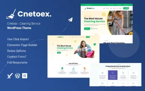 Cnetoex - Cleaning Service WordPress Theme