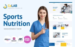 CoLab - Laboratory & Science Research WordPress Theme