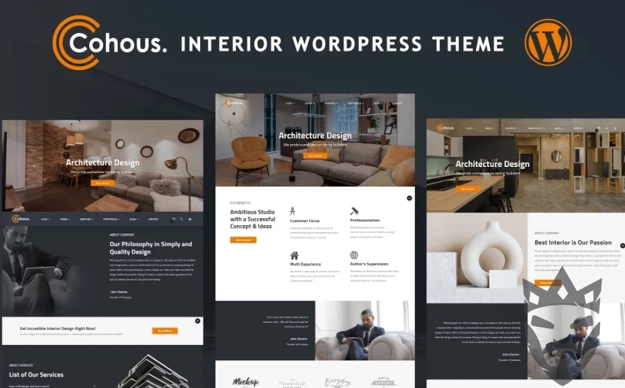 Cohous - Interior WordPress Theme