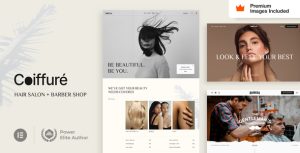 Coiffure - Hair Salon  Barber WordPress Theme