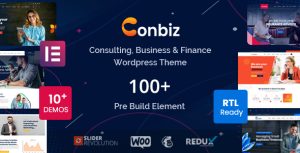 Conbiz – Business  Consulting WordPress Theme