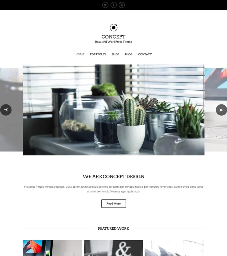 Concept WordPress Theme