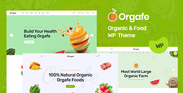 Orgafe - Organic Food WordPress Theme