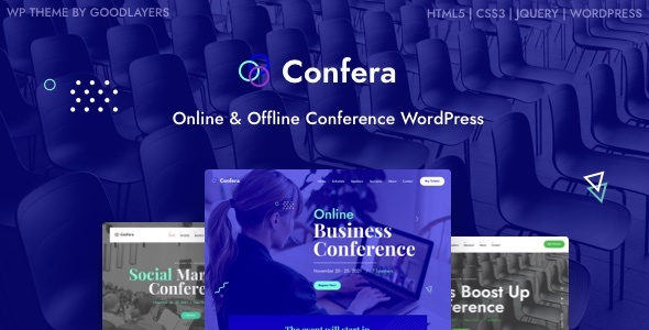 Confera - Conference  Event WordPress