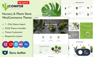 Conifer Plant Store WooCommerce Theme