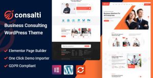 Consalti - Consultancy  Business WordPress Theme