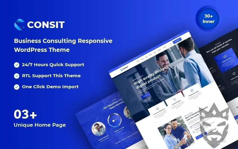 Consit - Business Consulting Responsive WordPress Theme