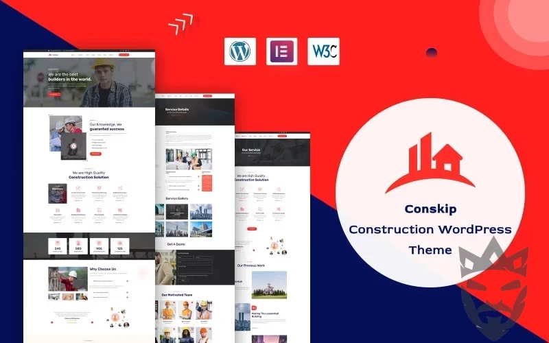 Conskip - Construction And Renovation WordPress Theme