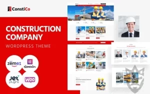 Constico - Construction WordPress Elementor Theme WordPress Theme